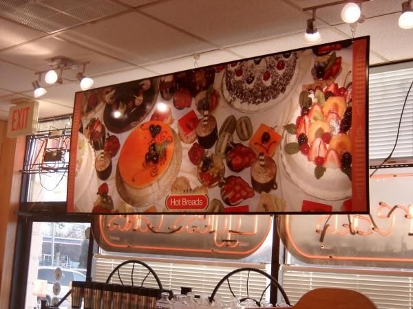 WF002 - Custom Wall Mount Frame for Restaurant