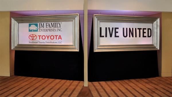 WF007 - Custom Wall Mount Frame for Non-Profits & Associations 