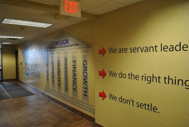 WG028 - Custom Wall Graphic for Healthcare