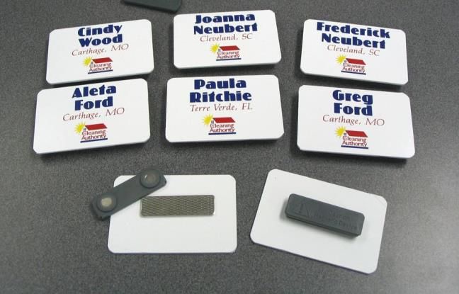 BN004 - Custom Badges & Name Plates for Service & Trade Organizations