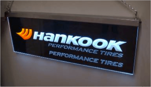 EDG009 - Custom Edgelit Sign for Auto Dealerships & Services 