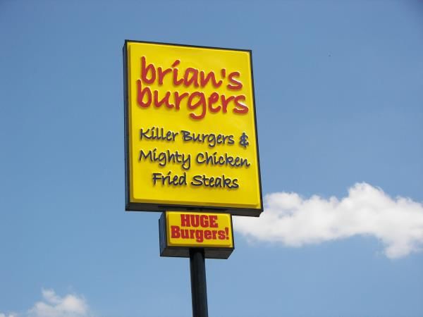 IPS003 - Custom Illuminated Pylon Sign for Restaurant