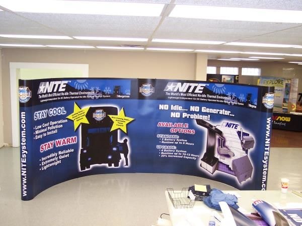 PU009 - Custom Pop-Up Trade Show Booth for Service & Trade Organizations