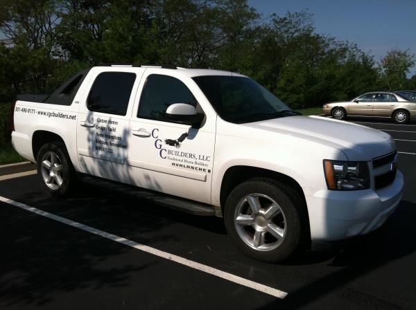 VL105 - Custom Vehicle Lettering for Construction