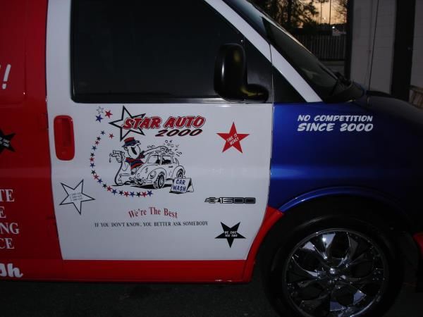 VL197 - Custom Vehicle Lettering for Auto Dealerships & Services 