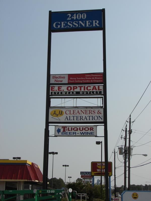 PYL001 - Custom Pylon Sign for Property Management