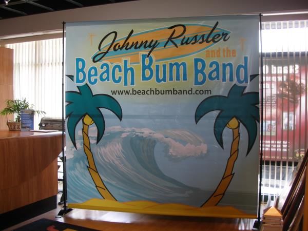 BS008 - Custom Banner Stand for Entertainment