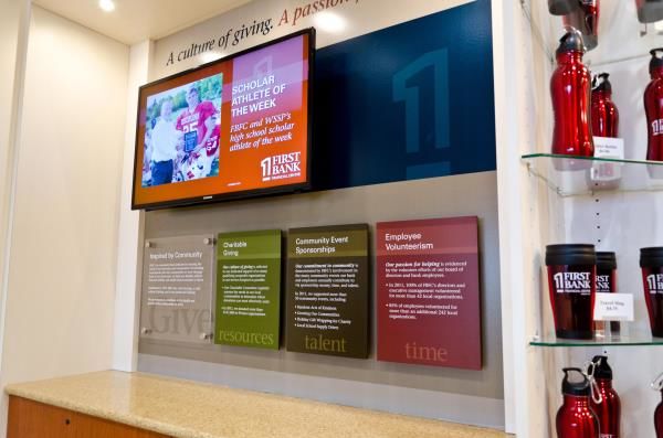 DD021 - Custom Digital Display for Banking & Finance 