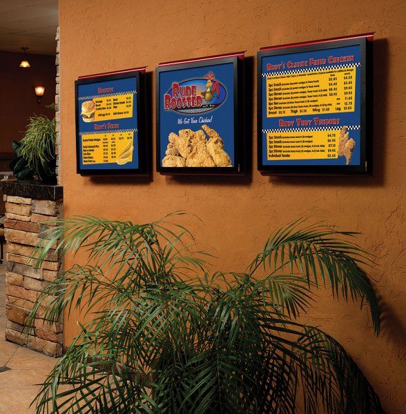 MENU004 - Custom Menu Sign for Restaurant