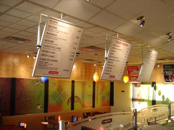 MENU012 - Custom Menu Sign for Restaurant