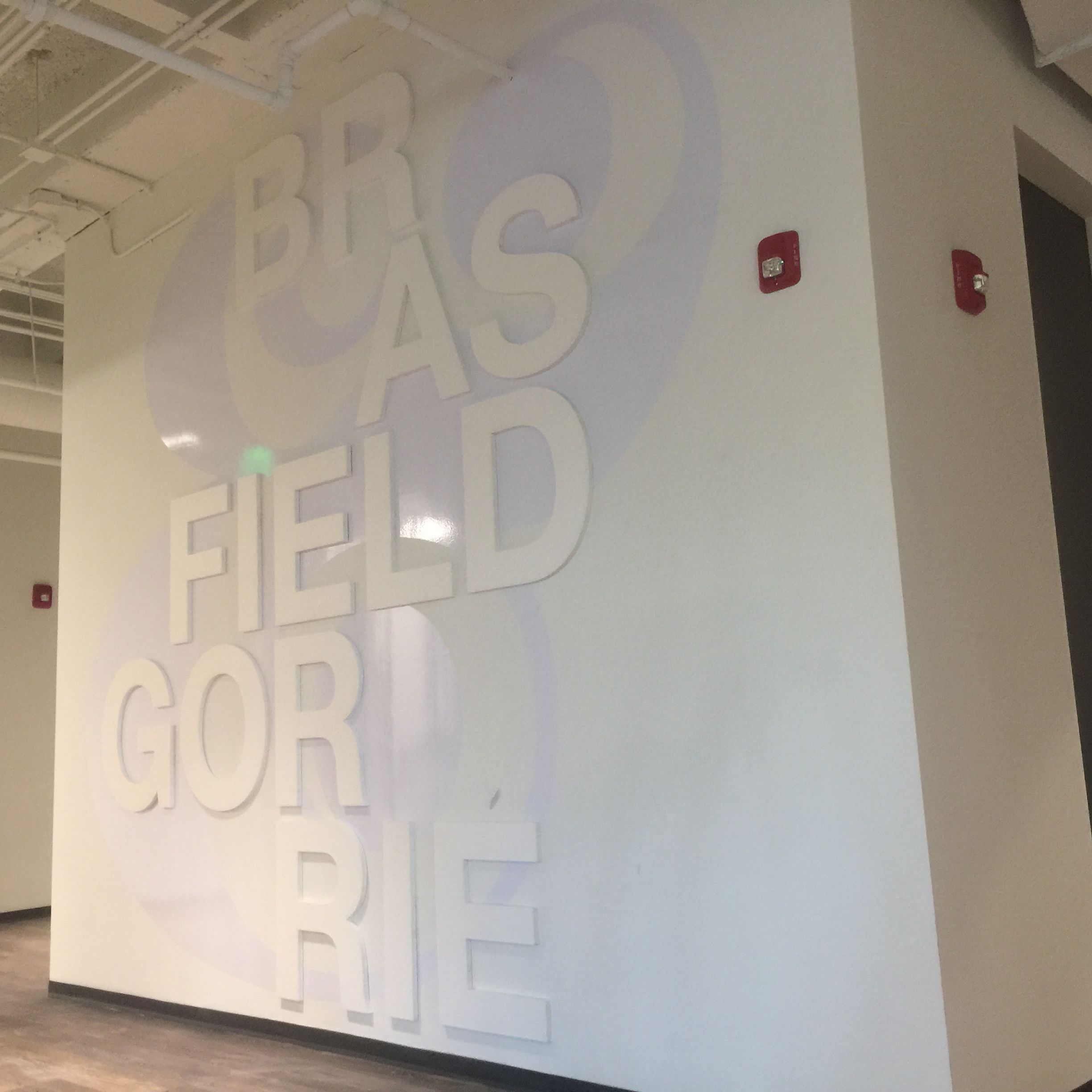 Black and White Wall Signs