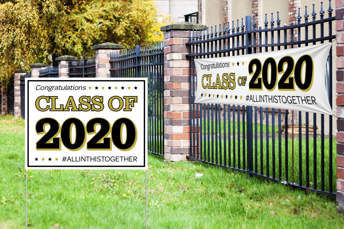 Celebrate the Graduating Class of 2020 with Custom Yard ...