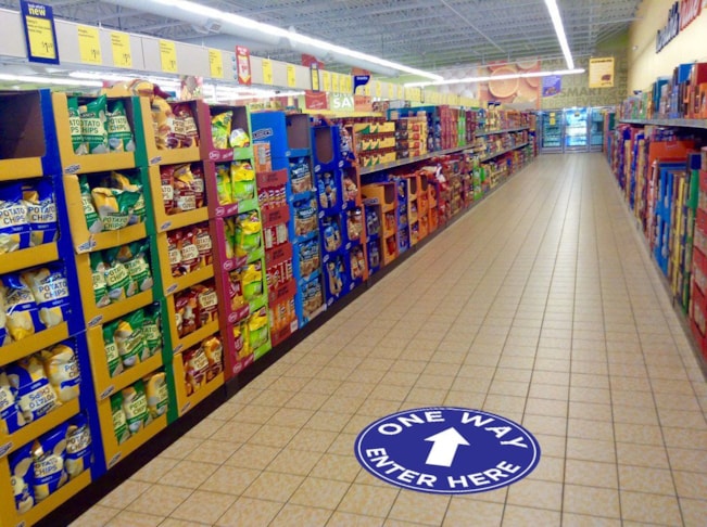 Social Distancing Signs in [city]