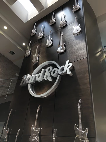 3D Signs & Dimensional Letters & Logos for Hard Rock Cafe