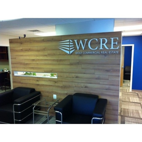 Silver 3D Letters on Divider