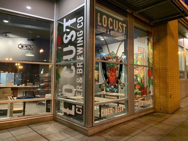 Window Decal Lettering for Brewery