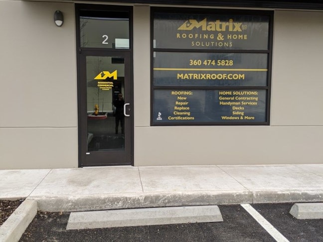 Informative Window Tect Graphics