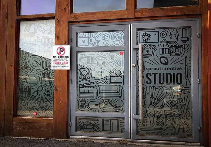 Creative Studio Window Decals