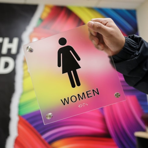 ADA Signage for Restroom