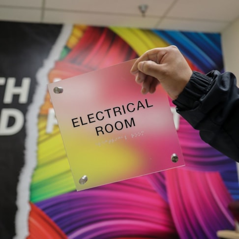 ADA Signage Electrical Room