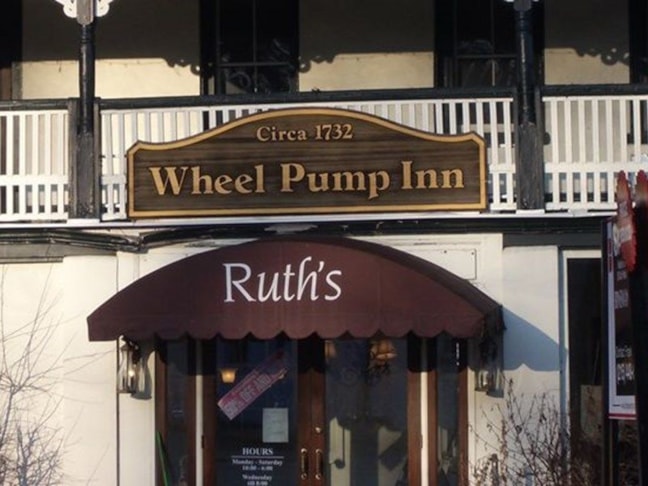 Maroon Awning for Ruths