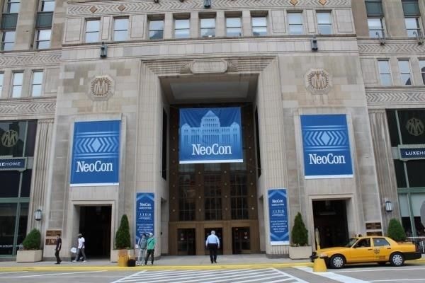 Blue Vinyl Outdoor Banners on Building.