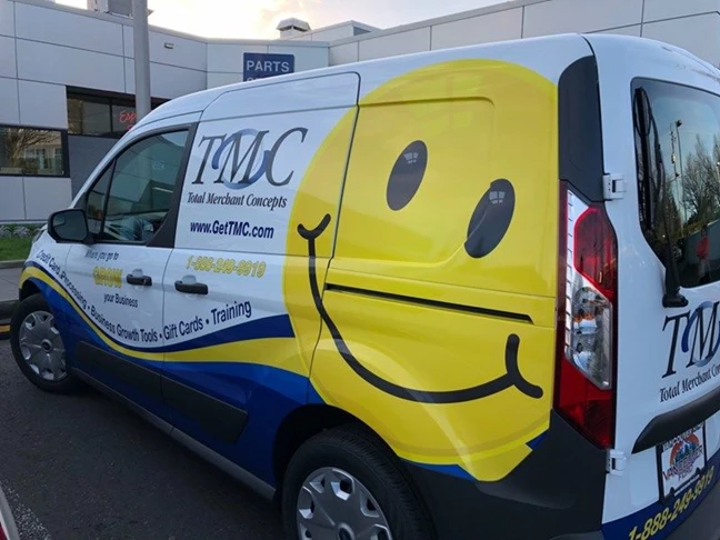 Vehicle Wrap for Business Car with Graphic