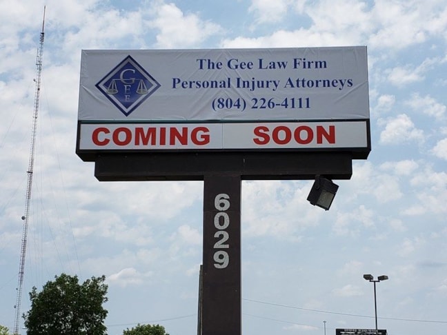 Coming Soon Pole Sign