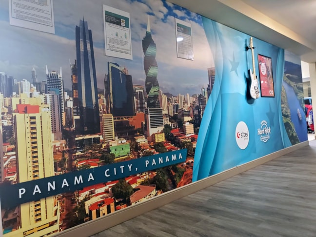 Panama City Wall Mural