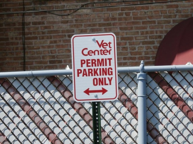 Parking Permit Sign