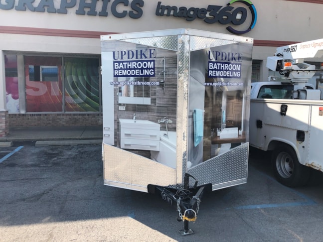 Full Vehicle Wraps, Vehicle Graphics, Wrap for Updike Bathroom Remodeling in Indianapolis