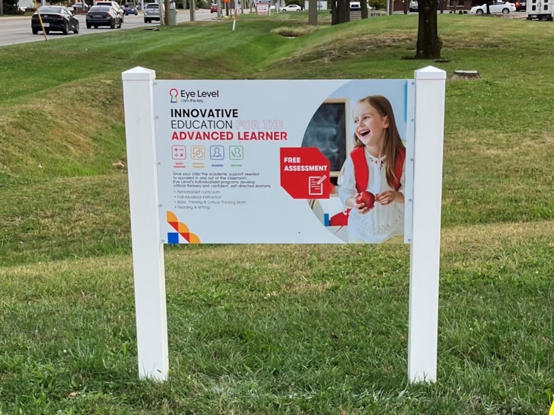 Post & Panel Signs | K-12 School Signs & Displays | Indianapolis, IN | Metal