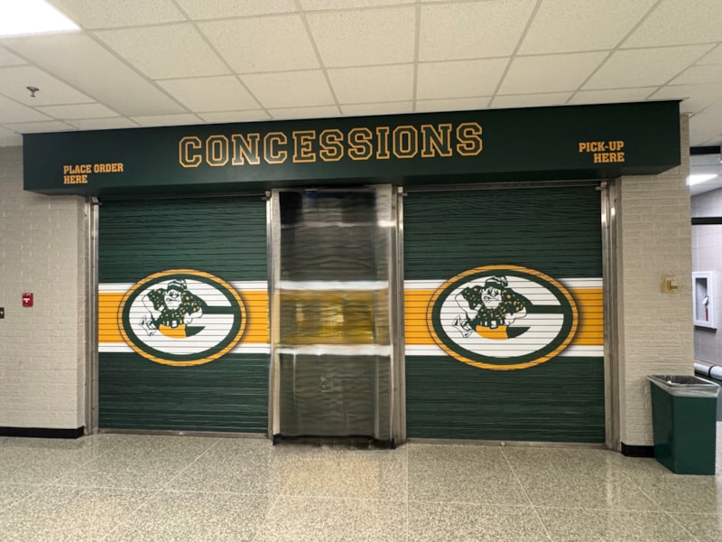 Concession Stand Graphics | K-12 School Signs & Displays | Greenwood, IN | Vinyl