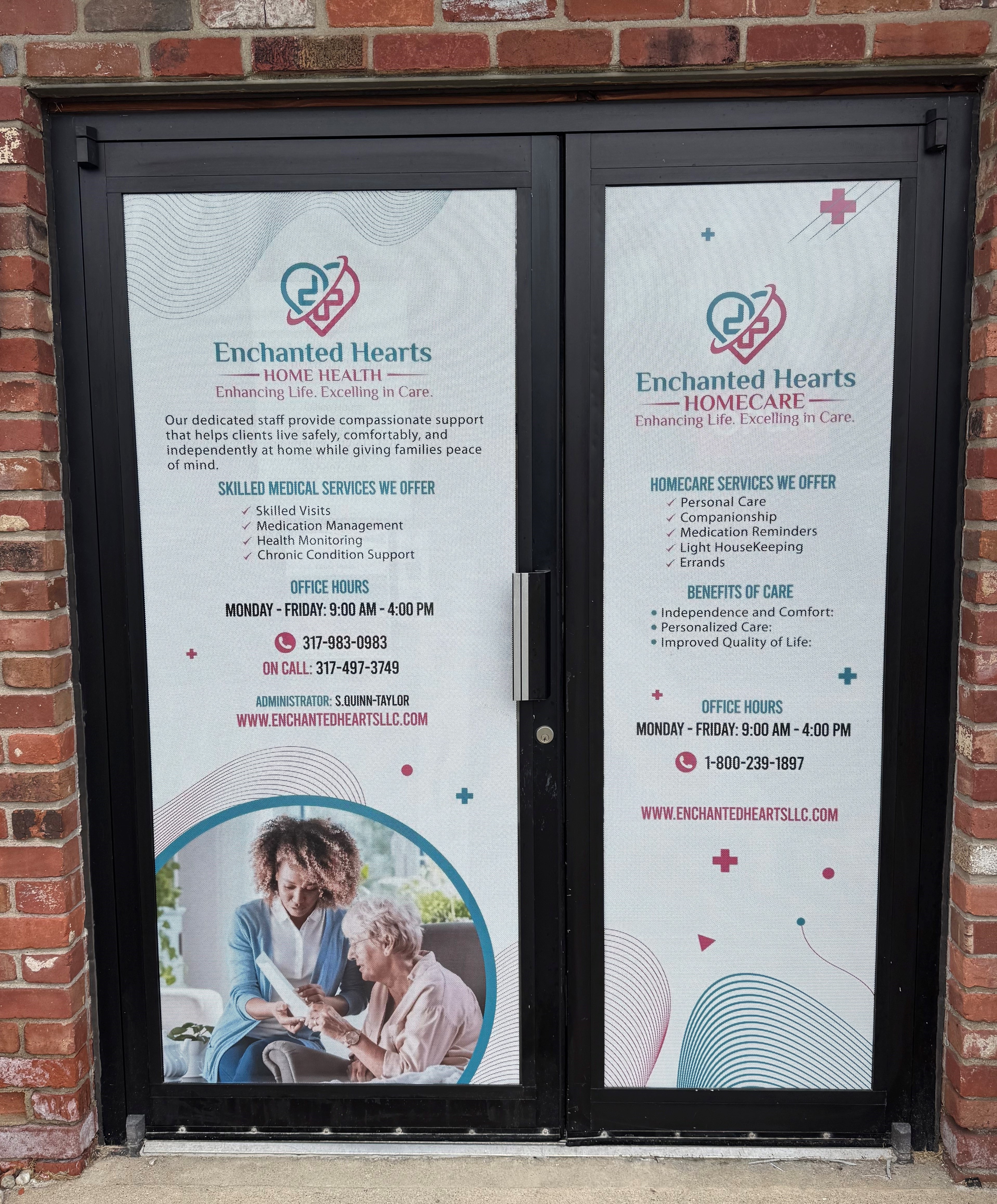 Window Graphics | Healthcare | Greenwood, IN | Vinyl