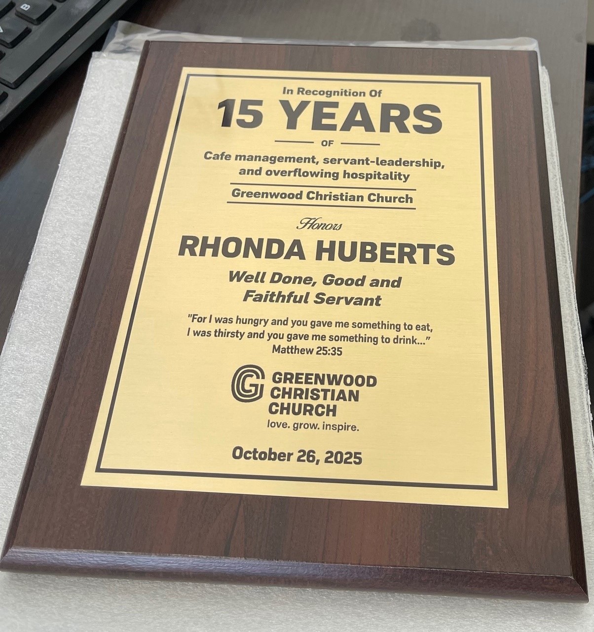 Plaques | Churches & Religious Organizations | Greenwood, IN | Metal