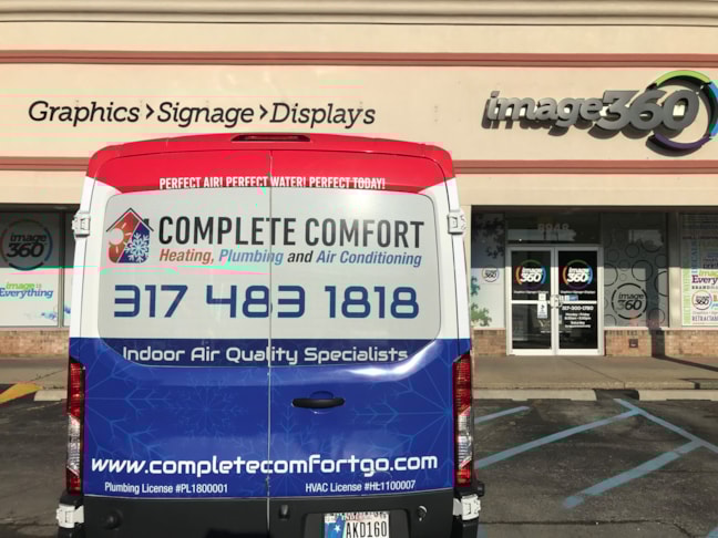 Full Van Wrap for Complete Comfort in Greenwood,IN