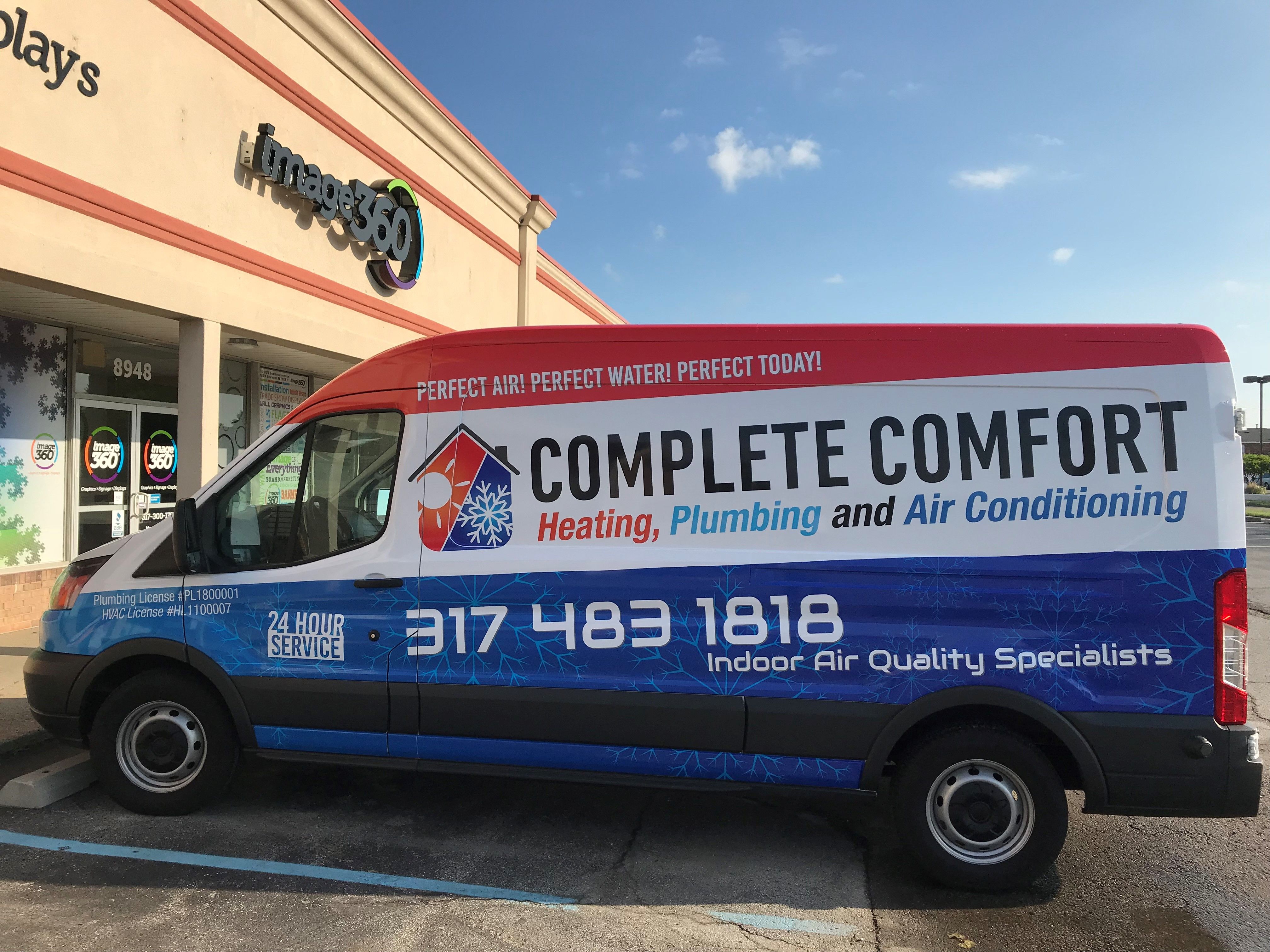 Full Van Wrap for Complete Comfort in Greenwood,IN