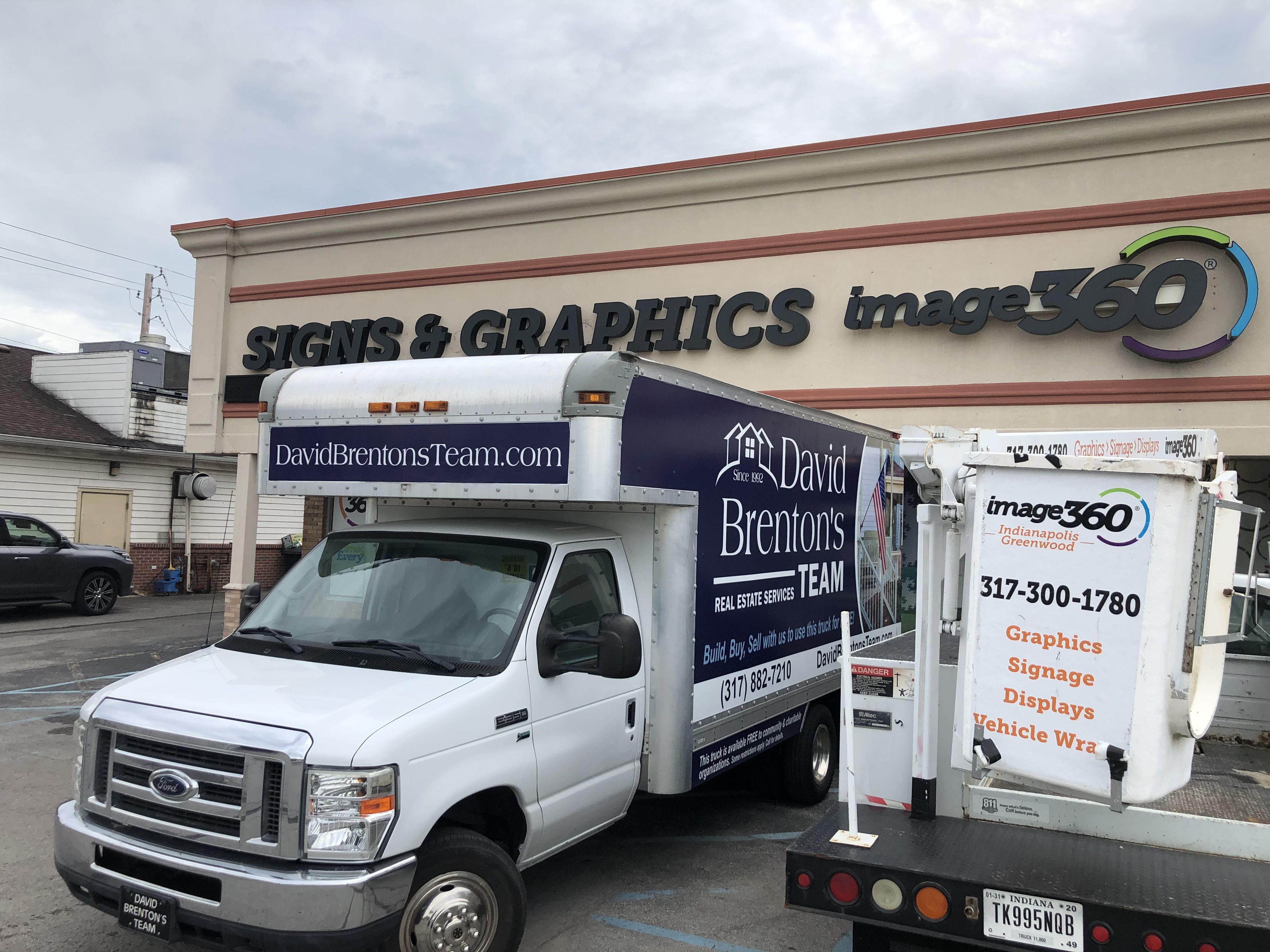 Box Truck Full Graphics Wrap for David Brenton Team in Indianapolis, IN