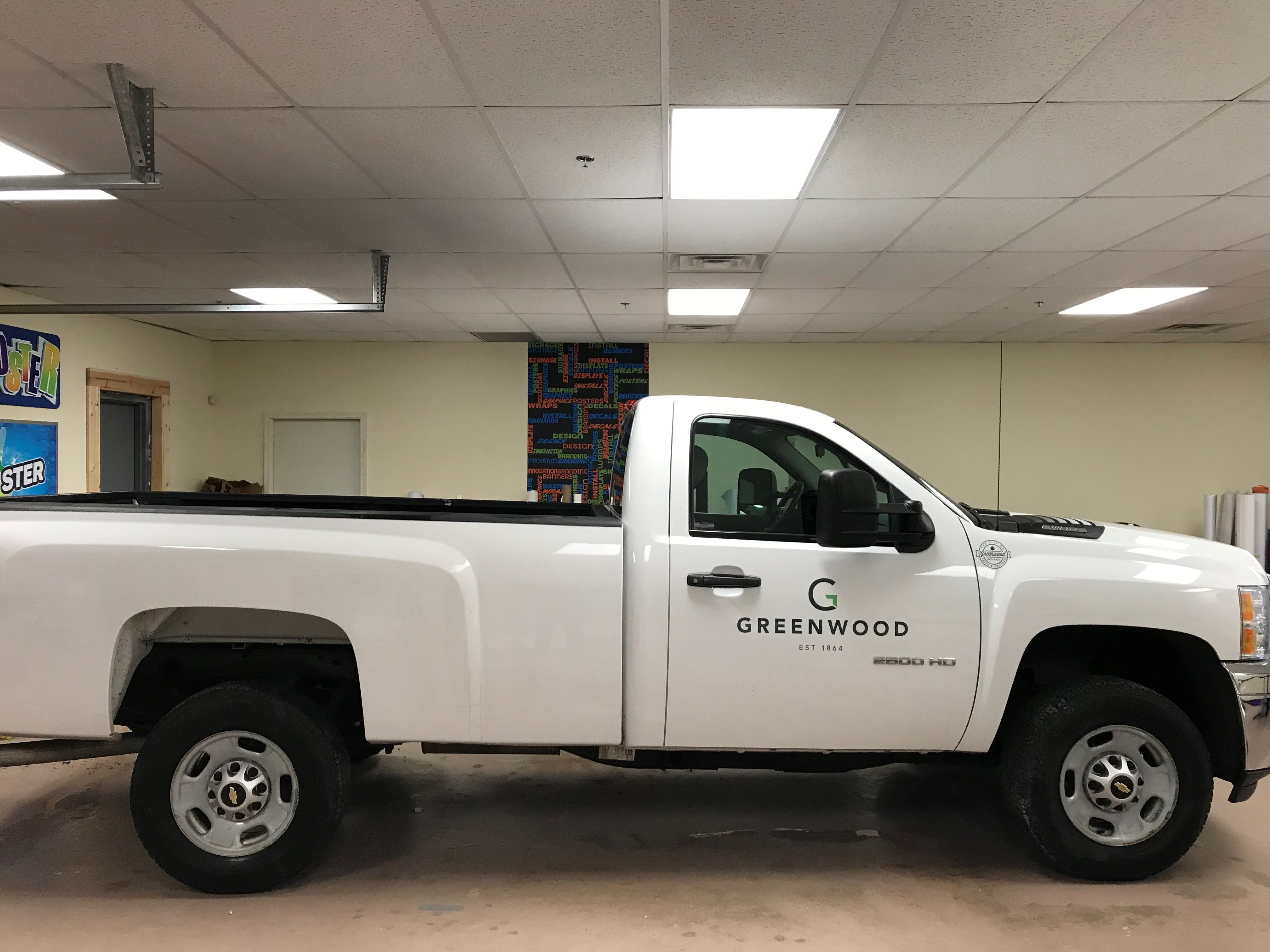 Vehicle Wrap for Greenwood City Parks and & Recreation in Greenwood,IN 