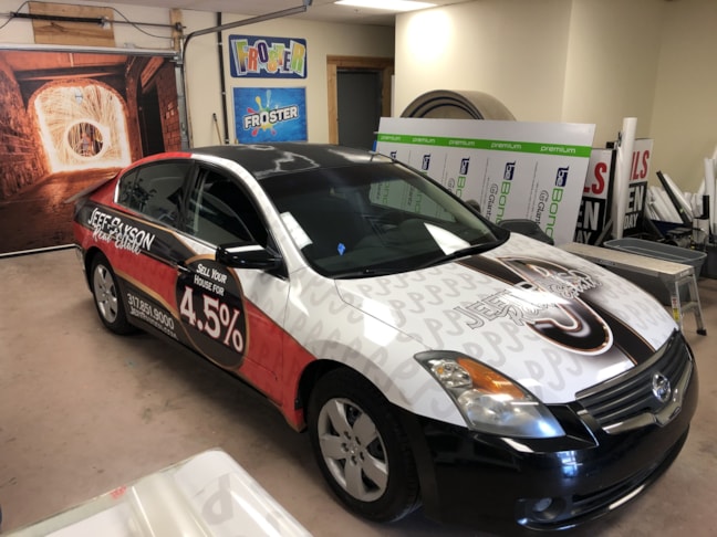 Full Vehicle Graphics Wrap for Jeff Paxson Real Estate 