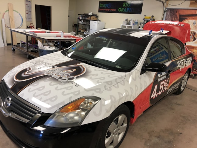 Full Vehicle Graphics Wrap for Jeff Paxson Real Estate 