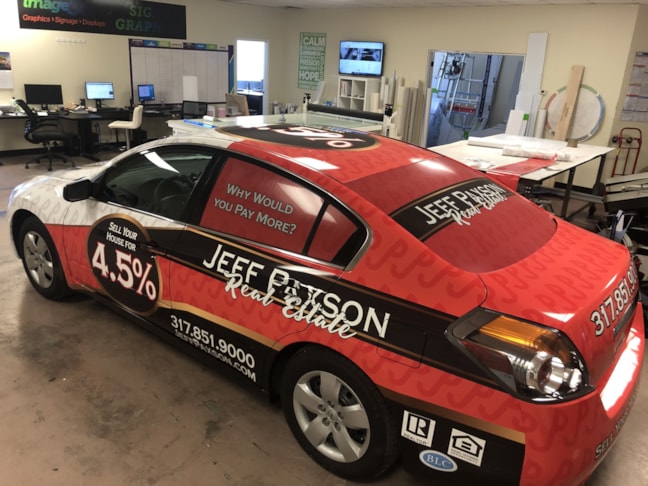 Full Vehicle Graphics Wrap for Jeff Paxson Real Estate 
