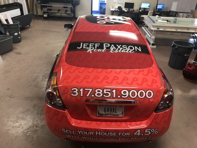 Full Vehicle Graphics Wrap for Jeff Paxson Real Estate 
