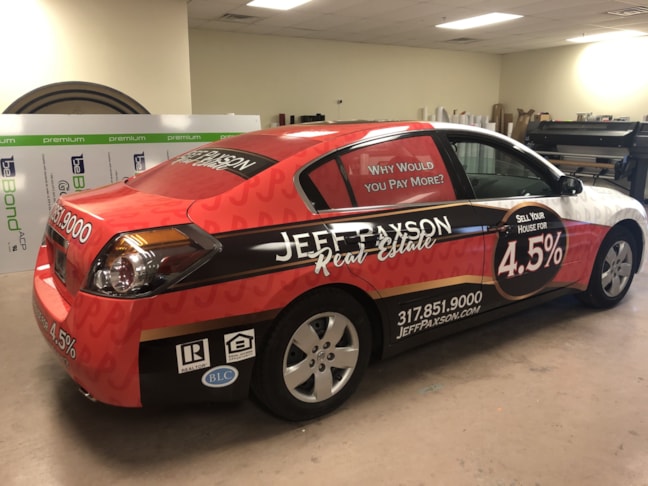 Full Vehicle Graphics Wrap for Jeff Paxson Real Estate 