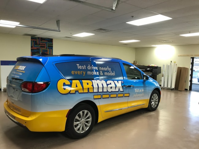 Vehicle Wrap for Carmax in Indianapolis,IN