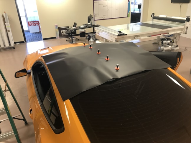 Partial Vehicle Wrap for Aaron Gonzalez in Indianapolis