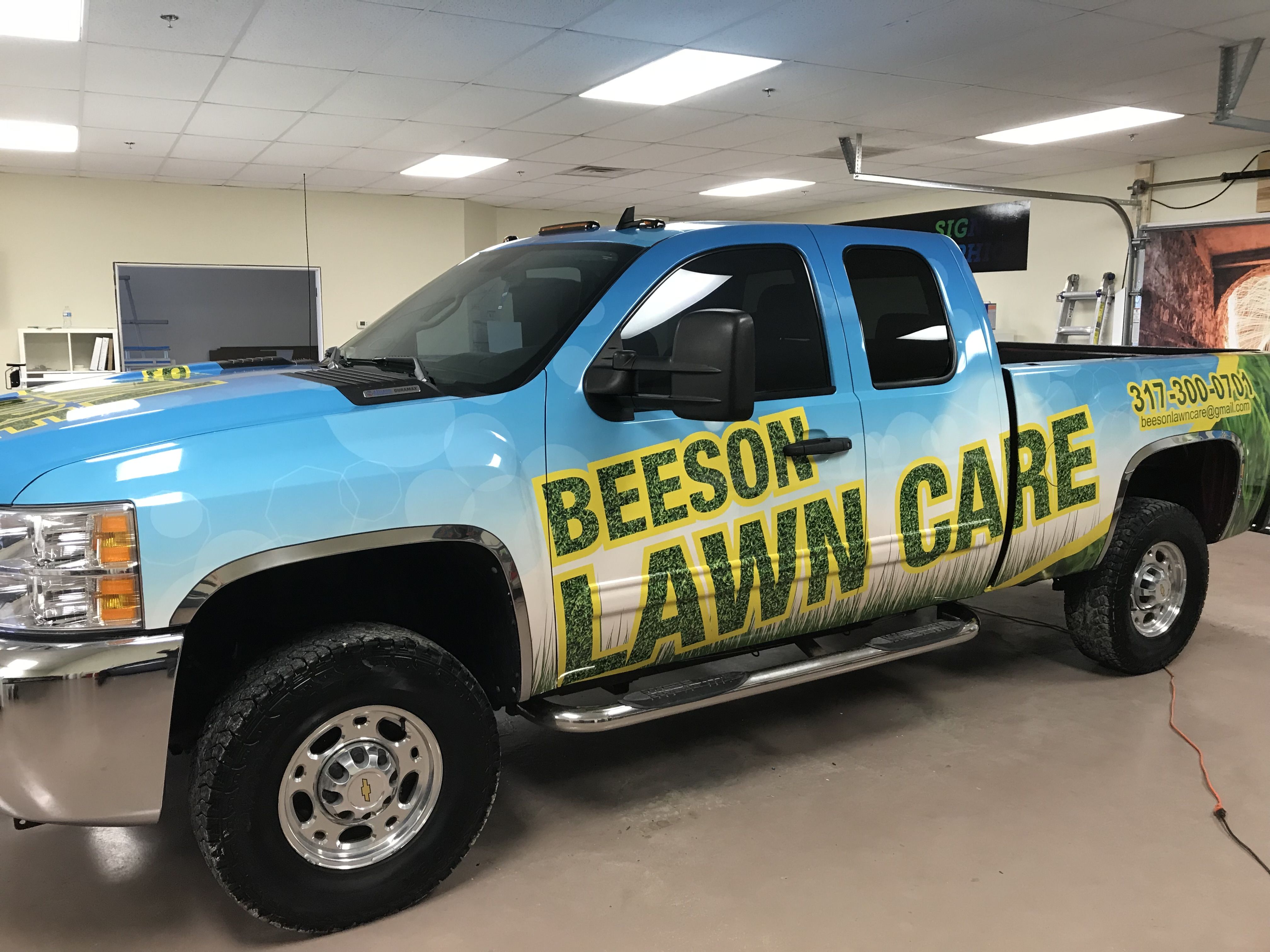 Full Vehicle Wrap for Beeson Lawn Care in Greenwood IN