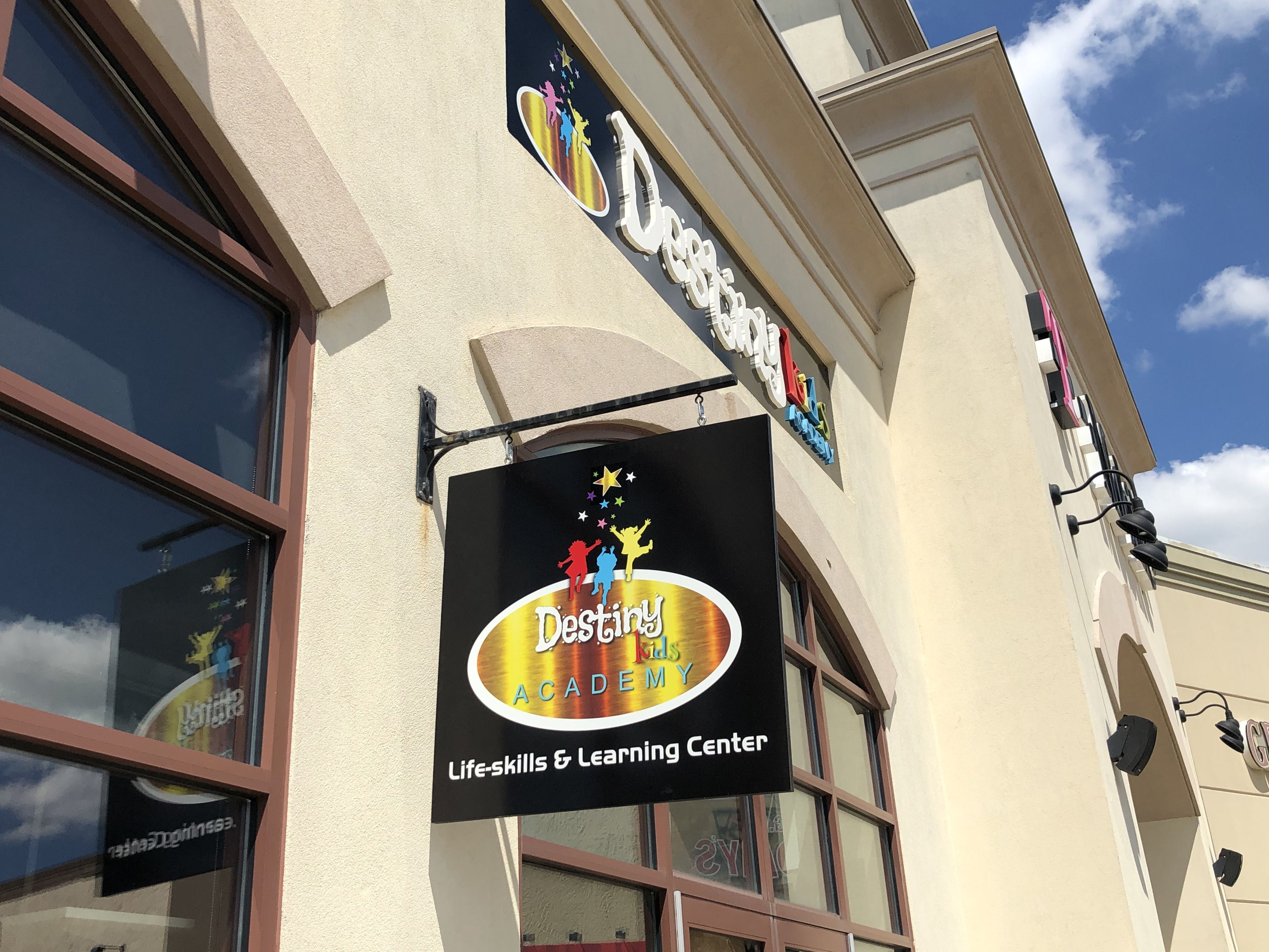 Storefront Sign for Destiny Kids Academy In Greenwood, IN