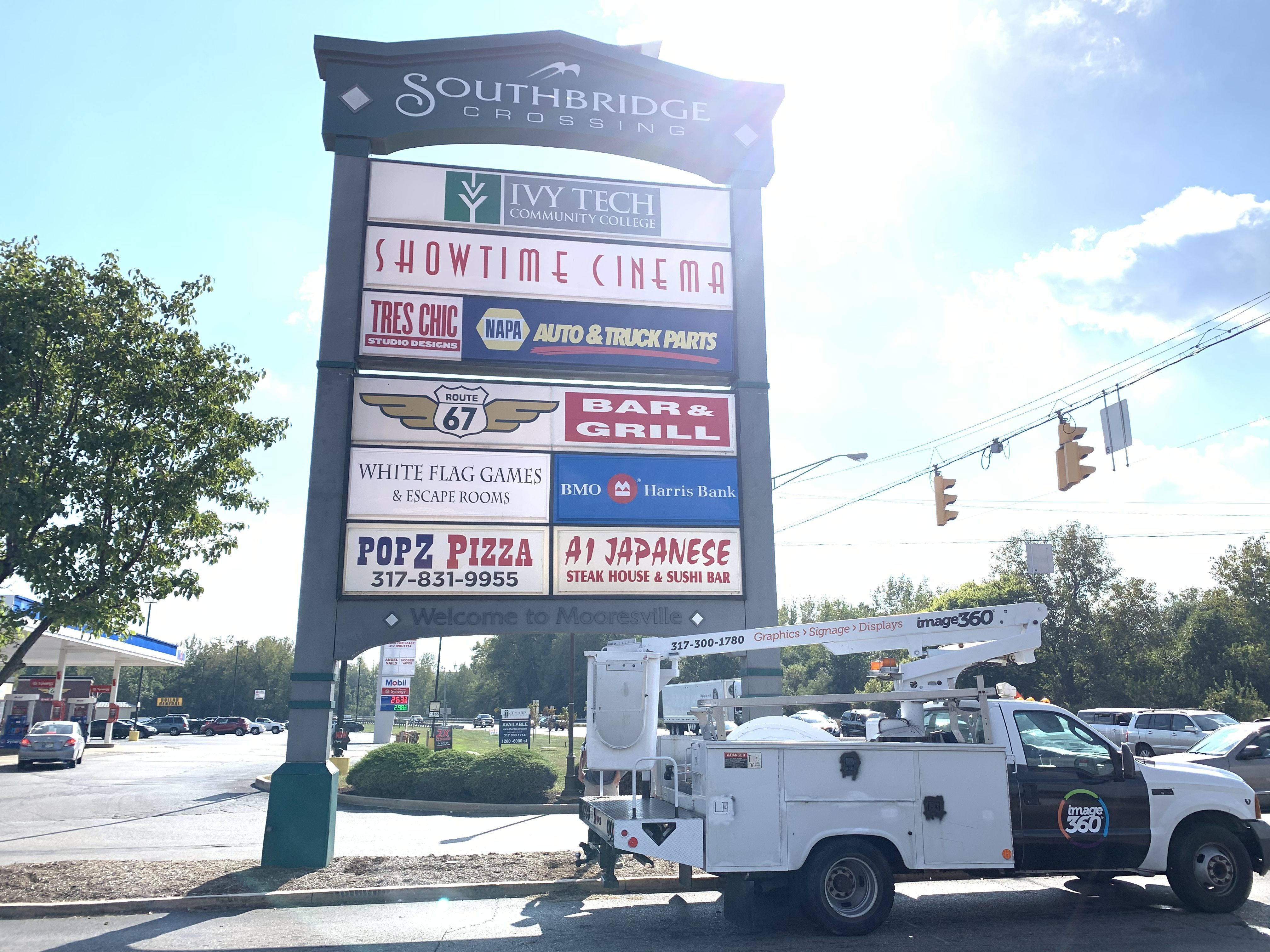 Pylon Sign in Mooresville Indiana  