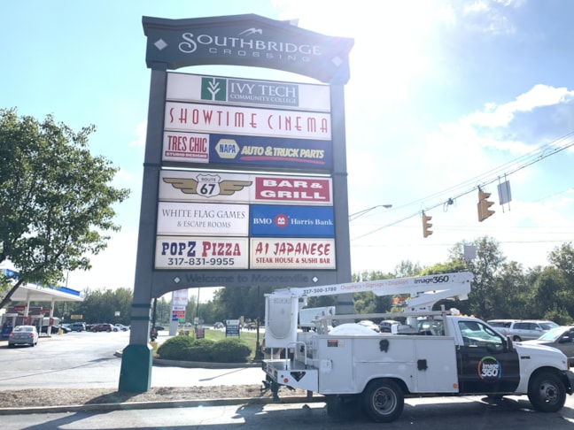 Pylon Sign in Mooresville Indiana  